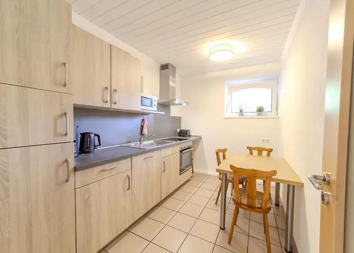 公寓 Familienhof Bruening - Doppelzimmer Waldesruh I *